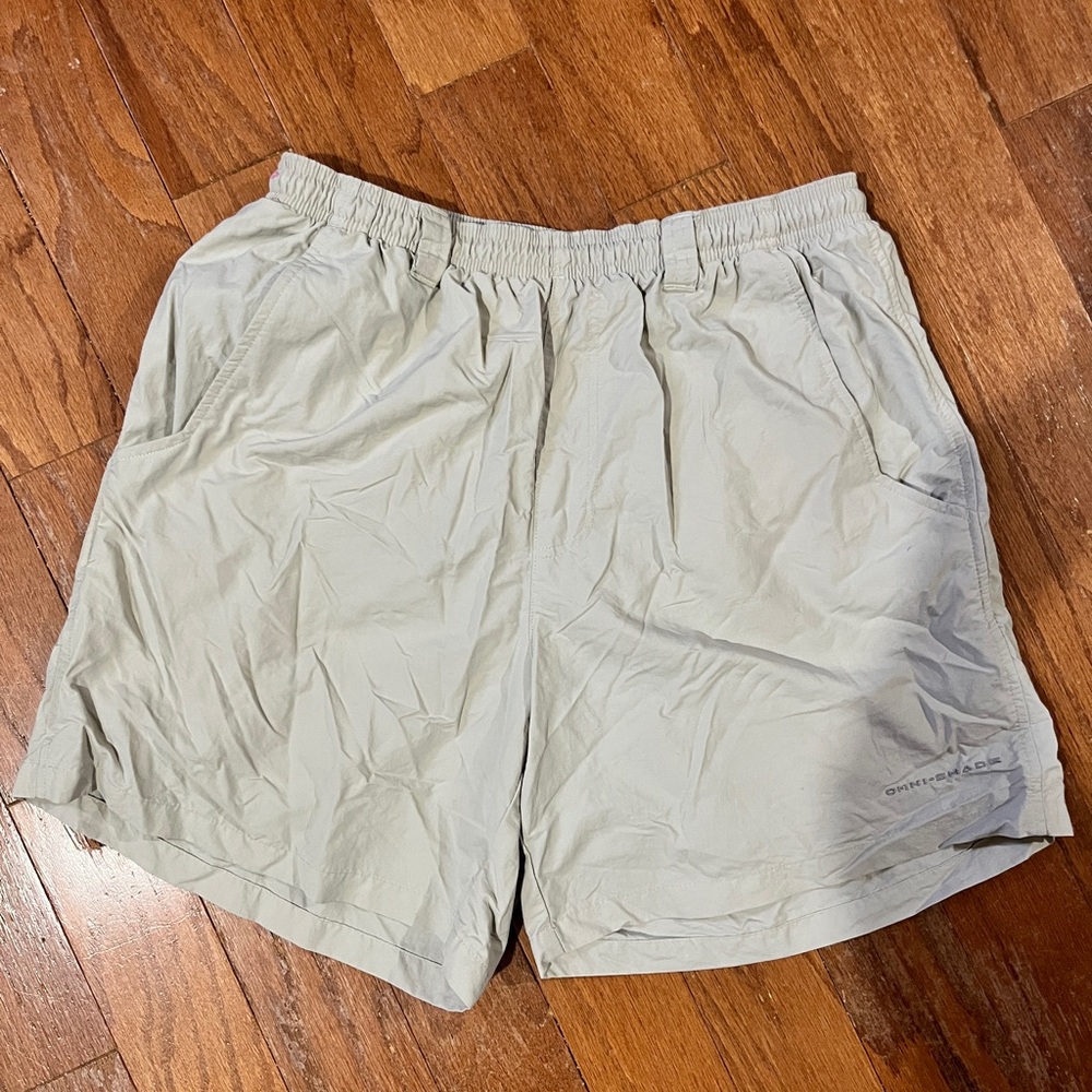 Men’s Columbia Swim Shorts Khaki Small